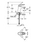 Grohe Eurostyle - Mitigeur de lavabo S, chrome 32468003