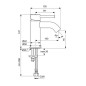 Ideal Standard CeraLine - Mitigeur de lavabo, chrome BC268AA
