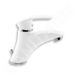 Novaservis Metalia 57 - Mitigeur de lavabo, blanc/chrome 57002/1,1