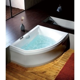 TANDEM L Bain Asymétrique 170x130x50cm, Blanc