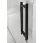 VOLCANO BLACK Porte de douche 1200 mm, verre clair