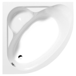 NILA Corner Bath 120x120x41cm, Blanc