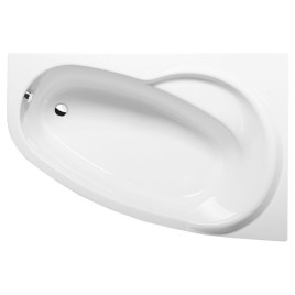 NAOS R Bain asymétrique 158x100x43cm, Blanc