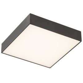 Lumière LED de plafond RISA 30W, 300x55x300mm, 230V, noir