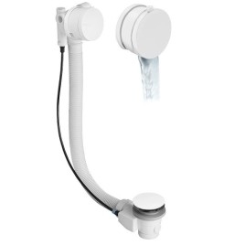 Déchets de douche (L) 575mm, Plug 72mm, Blanc