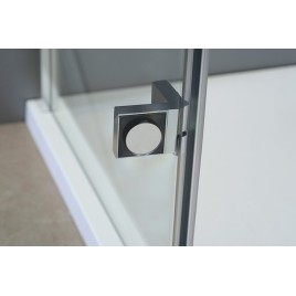 FORTIS Porte de douche 800mm, verre clair/gauche