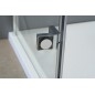 FORTIS Porte de douche 800mm, verre clair/gauche