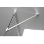 FORTIS Porte de douche 800mm, verre clair/gauche