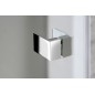 FORTIS Porte de douche 800mm, verre clair/gauche