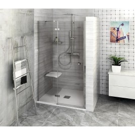 FORTIS Porte de douche Alcove 1000 mm, verre clair/gauche