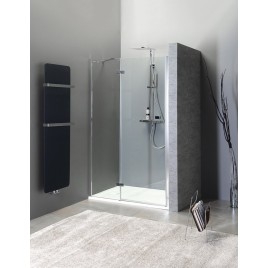 FORTIS Alcove Porte douche 1100 mm, verre clair/droit