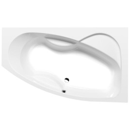 MAMBA R Bain Asymétrique 160x95x44cm, Blanc