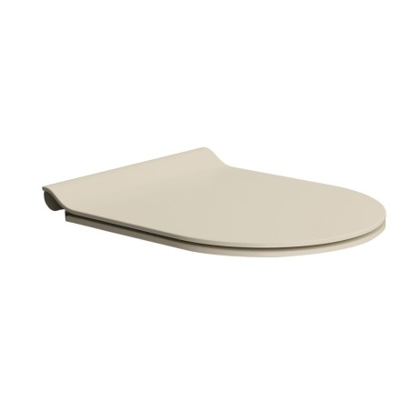 Siège de toilette PURA, SLIM, Soft Close, creta mat/chrom