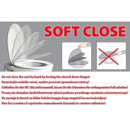 Siège de toilette PURA, SLIM, Soft Close, agave mat/chrom
