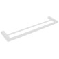FLORI Double porte-serviettes 600x127mm, blanc mat