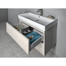 NIRONA Vanity Unit 57x51,5x43cm, chêne Sherwood