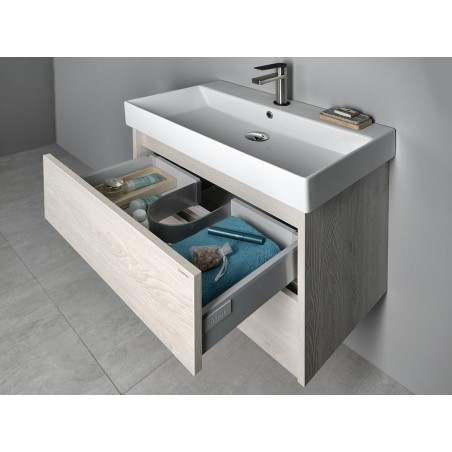 NIRONA Vanity Unit 67x51,5x43cm, chêne Sherwood