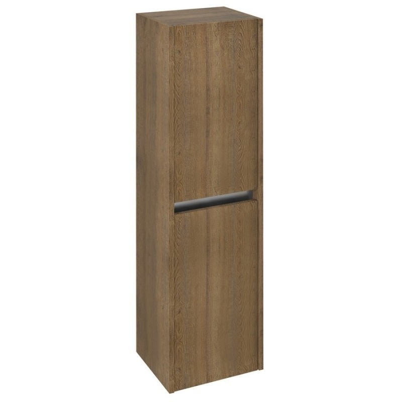 Unité de rangement NIRONA 35x140x30cm, porte 2x, gauche/droite, chêne Sherwood