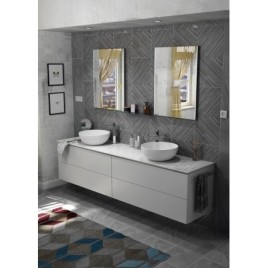 TREOS Vanity Unit 75x53x50,5cm, blanc mat