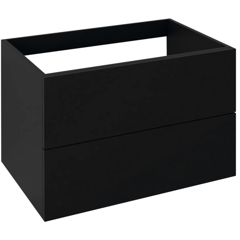 TREOS Vanity Unit 75x53x50,5cm, noir mat