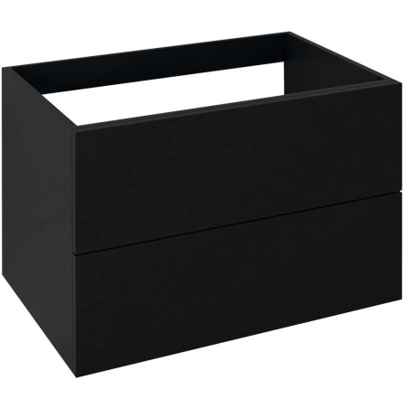 TREOS Vanity Unit 75x53x50,5cm, noir mat