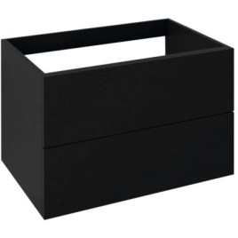 TREOS Unité de stockage 75x53x50,5cm, noir mat