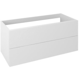 TREOS Vanity Unité 110x53x50,5cm, blanc mat