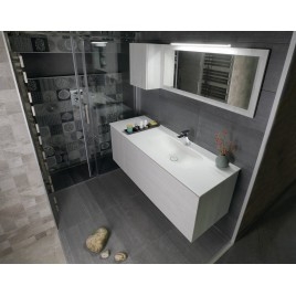 TREOS armoire de porte supérieure 35x50x22cm, droite/gauche, noir mat