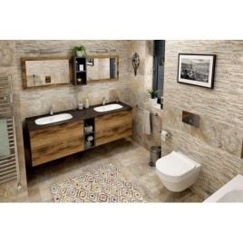 TREOS armoire basse 20x53x50,5cm, blanc mat