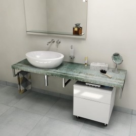 Carte AVICE 150x50cm, Aquamarine