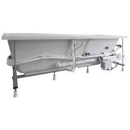Hydromassage de CLEO HYDRO Baignoire, 170x75x48cm, blanc