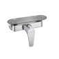 Roca Atlas - Étagère pour mitigeur de douche, gris fumé A5B4961TP0