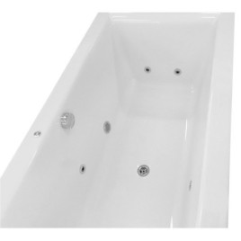 Hydromassage de CLEO HYDRO Baignoire, 180x80x48cm, blanc