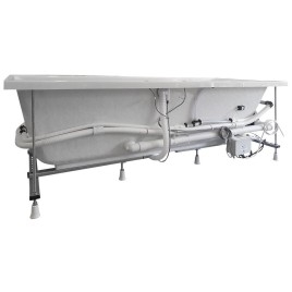 Hydromassage de CLEO HYDRO Baignoire, 180x90x48cm, blanc