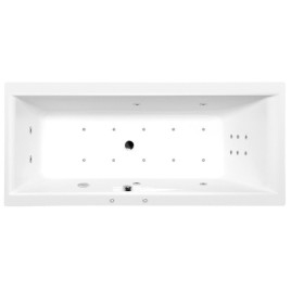 Baignoire hydromassante CLEO HYDRO-AIR, 150x75x48cm, blanche