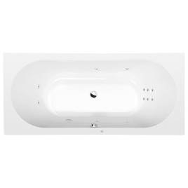 VIVA B HYDRO hydromassage Bain, 185x80x47cm, blanc
