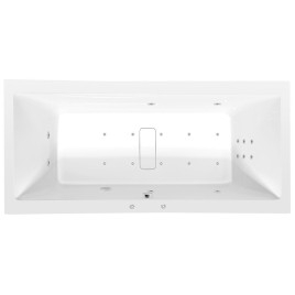 Hydromassage HYDRO-AIR MARLENE Baignoire, 180x80x48cm, blanc