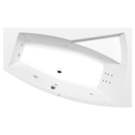 Hydromassage EVIA R HYDRO Baignoire 160x100x47cm, blanc