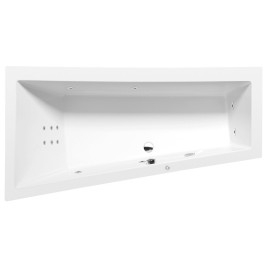 ANDRA L HYDRO hydromassage Bain, 180x90x45cm, blanc