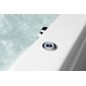 VIVA L HYDRO hydromassage Bain, 185x80x47cm, blanc