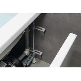 VIVA L HYDRO hydromassage Bain, 185x80x47cm, blanc