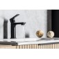 Sapho Pax - Mitigeur de lavabo, noir mat XA02/15