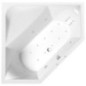 Hydromassage HYDRO-AIR FLOSS Baignoire, 145x145x50cm, blanc