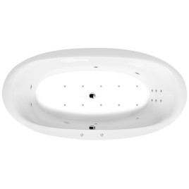 Hydromassage HYDRO-AIR STADIUM Baignoire, 190x95x46cm, blanc