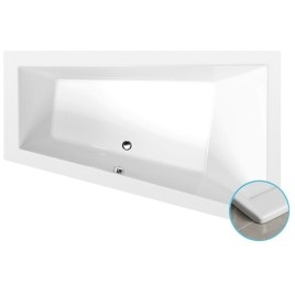 TRIANGL R SLIM Bain asymétrique 180x120x50cm, blanc
