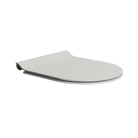 Siège de toilette PURA, SLIM, Soft Close, cenere mat/chrom