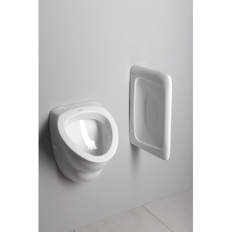 Séparateur urinaire céramique OLYMPOS 40x62cm, blanc