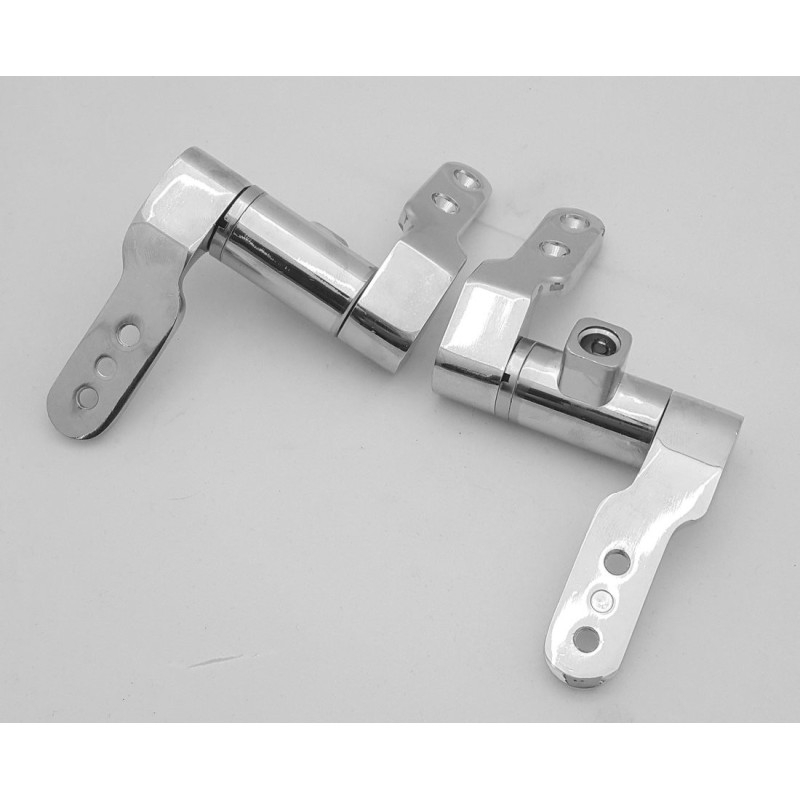 Charnières pour siège toilette 418801, 418840, chrome