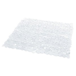 RIVER Douche Mat 54x54 cm, Non-dérapant, PVC, transparent