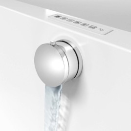 MARBLE Pop Up Bath Filler déchets (L) 775mm, Chrome